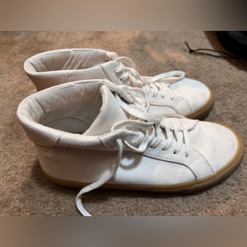 Madewell High-Top Sneakers Recycled Canvas Style AH742